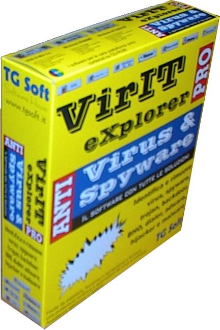 La "vecchia" confezione di Vir.IT eXplorer PRO
